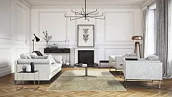 Wilton-Teppich - Jervis (grau/beige)