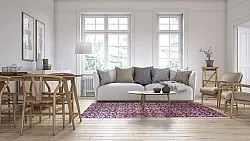 Wilton-Teppich - Palazzo (violett)