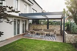 Teppich für innen und außen - Otto (grau)