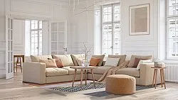 Wilton-Teppich - Esme (orange/bunt)