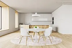 Rund Teppich - Abyar (rosa)