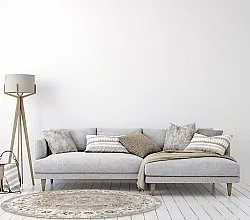 Tapis rond - Adeleine (beige)