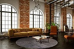 Tapis rond - Amorgos (cloud)