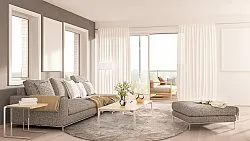 Runde Teppiche - Aranga Super Soft Fur (braun)