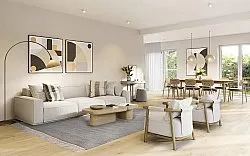 Wollteppich - Bibury (hellgrau)