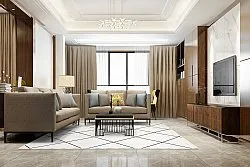 Teppich für innen und außen - Bodhi (schwarz)