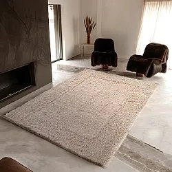 Hochflorteppiche - Aline Natural Cotton Shaggy (beige)