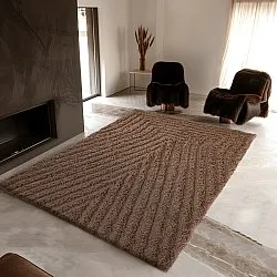 Hochflorteppiche - Kendra Natural Cotton Shaggy (braun)