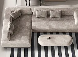 Tapis en coton - Nilo (noir/blanc)