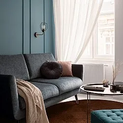 Rund Teppich - Bovera (braun/rot)