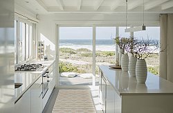 Tapis en plastique - Camden (beige/blanc)