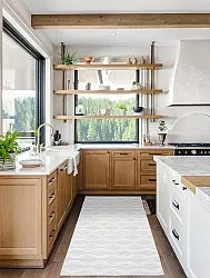 Kunststoffteppiche - Camden (grau/weiß)