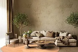 Runde Teppiche - Cloud Super Soft (terracotta)