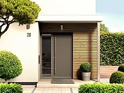 Tapis d’entrée - Amara (naturel/noir)