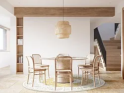 Rund Teppich - Arabella (ochre)