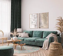 Tapis rond - Livley (rose)