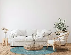 Rund Teppich - Lainey (blau)