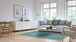 Tapis Wilton - Lainey (bleu)