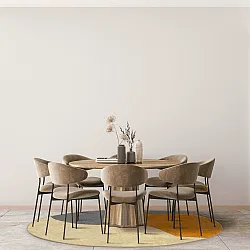 Rund Teppich - Lazio (grau/multi)