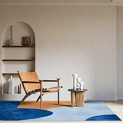 Wilton-Teppich - Lazio (blau)