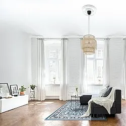 Tapis Wilton - Ember (bleu)