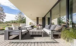 Shaggy - Indoor/Outdoor Francisco (grau)