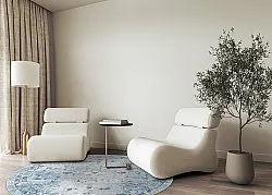 Runde Teppiche - Gombalia (hellblau)