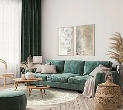 Runde Teppiche - Gombalia (hellgrün)