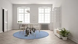 Runde Teppiche - Hamilton (Faded Denim)