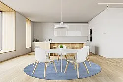 Runde Teppiche - Hamilton (Faded Denim)