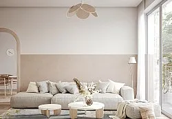 Tapis Wilton - Maude (gris/doré)