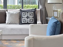 Tapis rond - Pescia (bleu/multi)