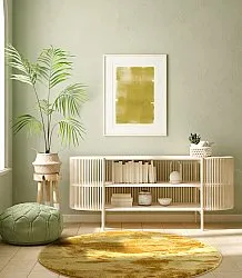 Runde Teppiche - Aranga Super Soft Fur (ochre)