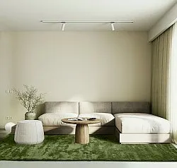 Hochflorteppiche - Aranga Super Soft Fur (olivengrün)