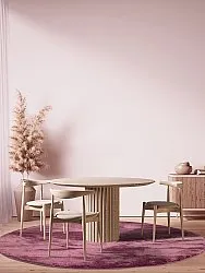 Runde Teppiche - Aranga Super Soft Fur (rose)