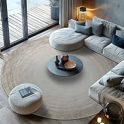 Rund Teppich - Shade (beige/grau)