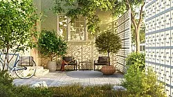 Rund Teppich - Ferragudo (grau)