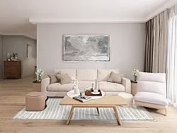 Shaggy Indoor-Outdoor - Kendall (cream/grau)