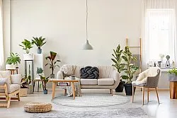 Runde Teppiche - Indoor/Outdoor Kendall (cream/grau)