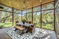 Shaggy Intérieur-Extérieur - Trenton (blanc/bleu)