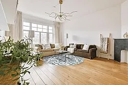 Runde Teppiche - Indoor/Outdoor Trenton (weiß/blau)