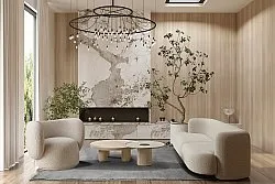 Wilton-Teppich - Vevila (grau)