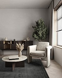 Tapis Wilton - Vevila (gris foncé)