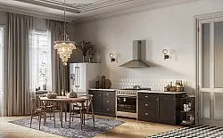 Tapis Wilton - Zaria (gris foncé/argenté)