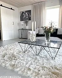 Hochflorteppiche - Janjira (weiß)