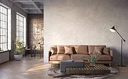 Rund Teppich - Event (grau)