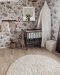 Tapis ronds - Stettin (blanc cassé)