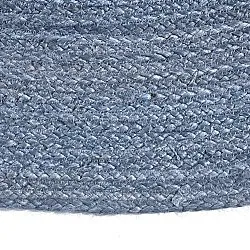 Runder Juteteppich - Amasia (blau)