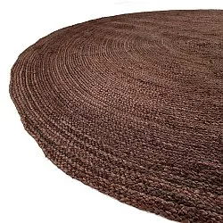 Runder Juteteppich - Amasia (kaffee)