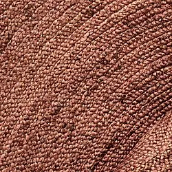 Runder Juteteppich - Amasia (kastanie)